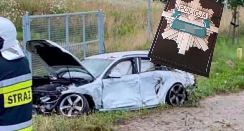 Sprawca kolizji w Świątkowie to policjant. Został odnaleziony