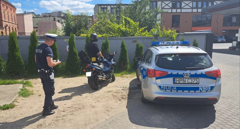 Jechał motocyklem mimo zakazu