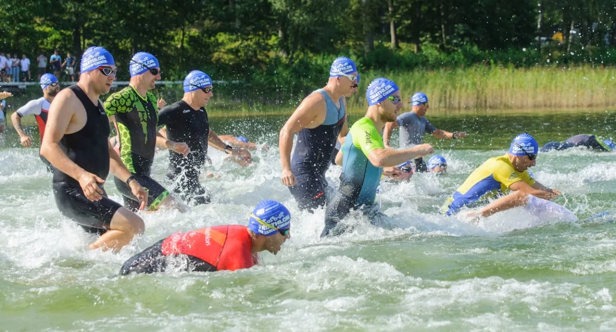 Bytowiacy pokazali się w triathlonie w swoim mieście