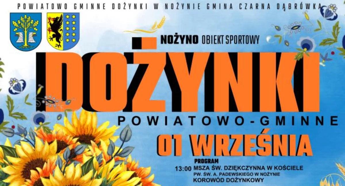 Dożynki gminno-powiatowe w Nożynie