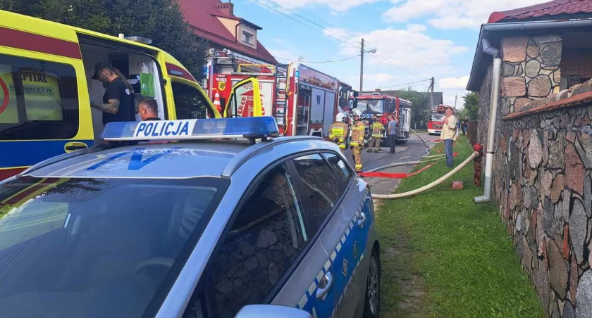 Pracowite popołudnie bytowskich strażaków