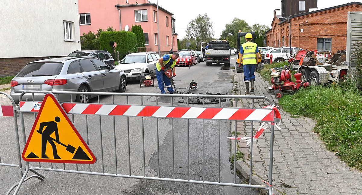 Awaria wodociągu na Zielonej