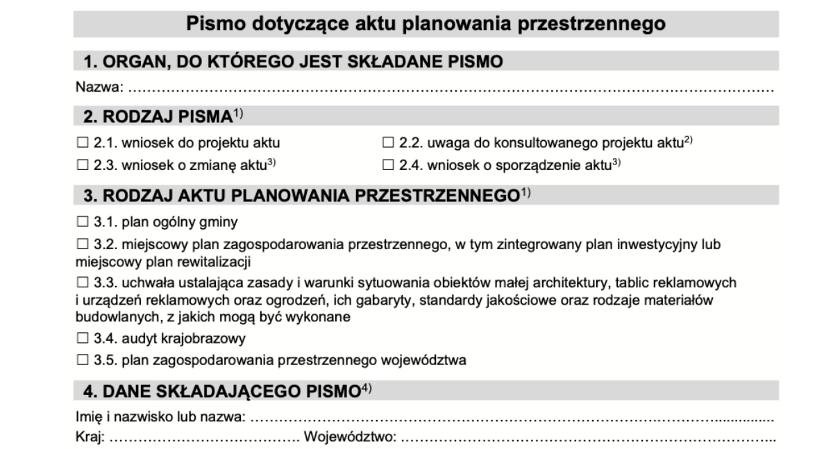 Masz nieruchomość w gminie Tuchomie? Złóż wniosek do planu ogólnego