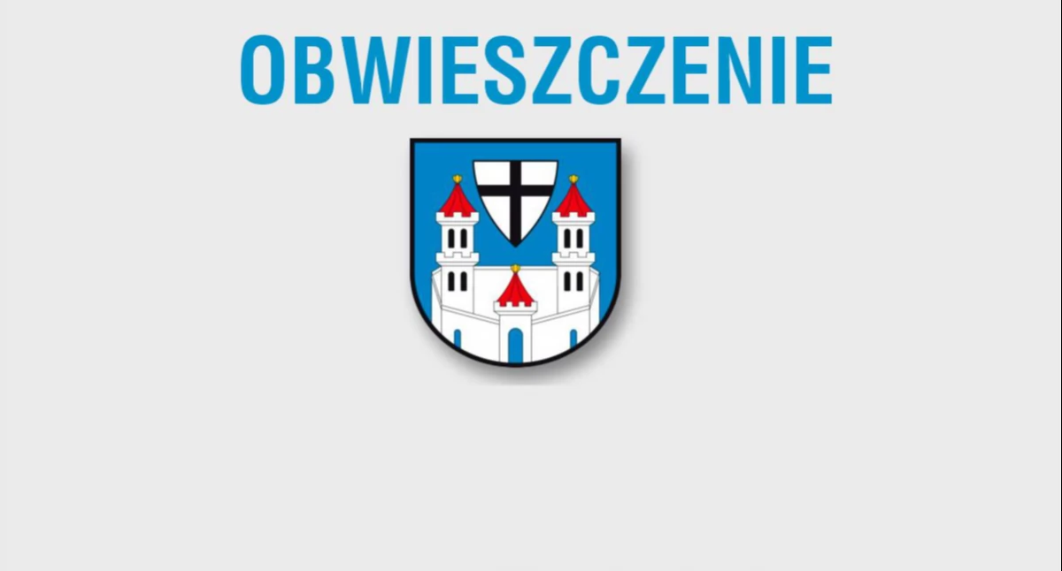 Obwieszczenie Burmistrza Bytowa
