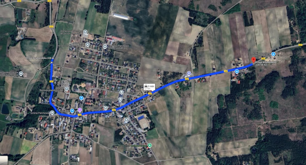 Jest projekt i pozwolenie na przebudowę „przelotówki” przez Parchowo