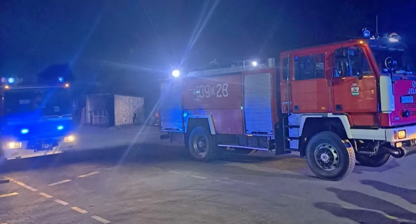 Nocny pożar w Kołczygłowach. Zapaliła się instalacja technologiczna