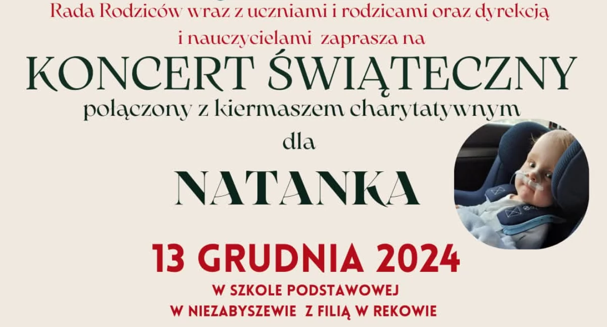 Koncert świąteczny i kiermasz charytatywny w Niezabyszewie