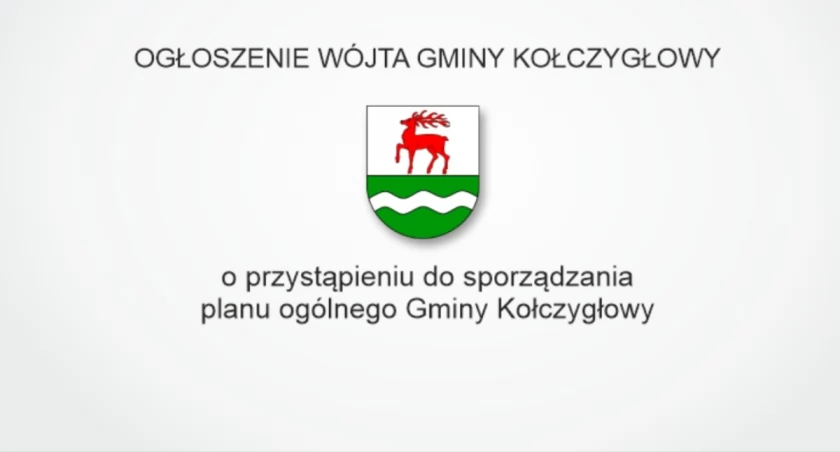 Ogłoszenie Wójta Gminy Kołczygłowy