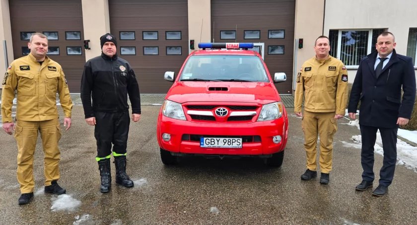 Wielka radość strażaków z Borzytuchomia. Dostali Toyotę