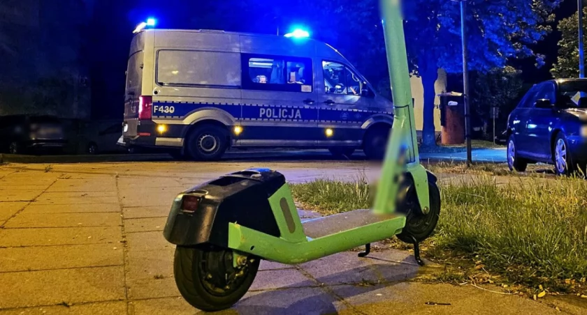 Hulajnogą po alkoholu też nie wolno!