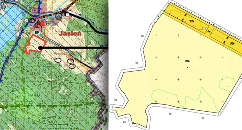 Nowy teren pod zabudowę w Jasienu