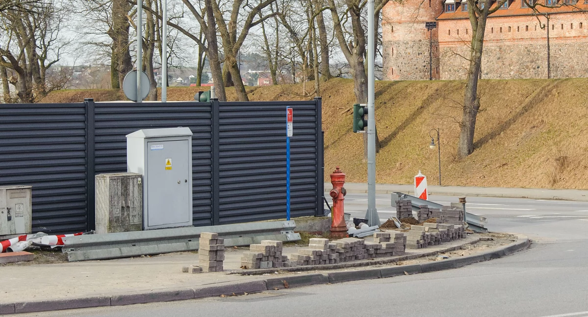 Barierka ochronna w miejsce słupków