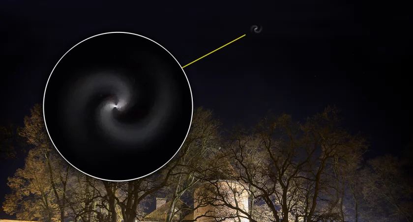 UFO nad Bytowem, a może Andromeda?