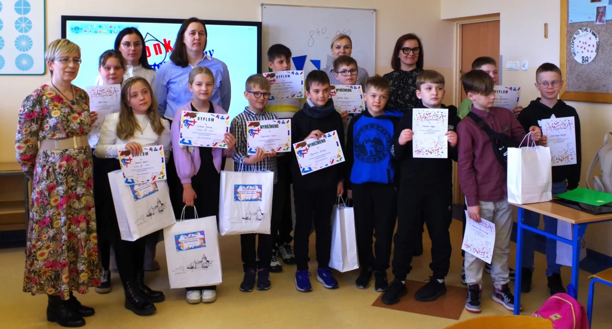 Matematyczne szranki czwartoklasistów w Gostkowie