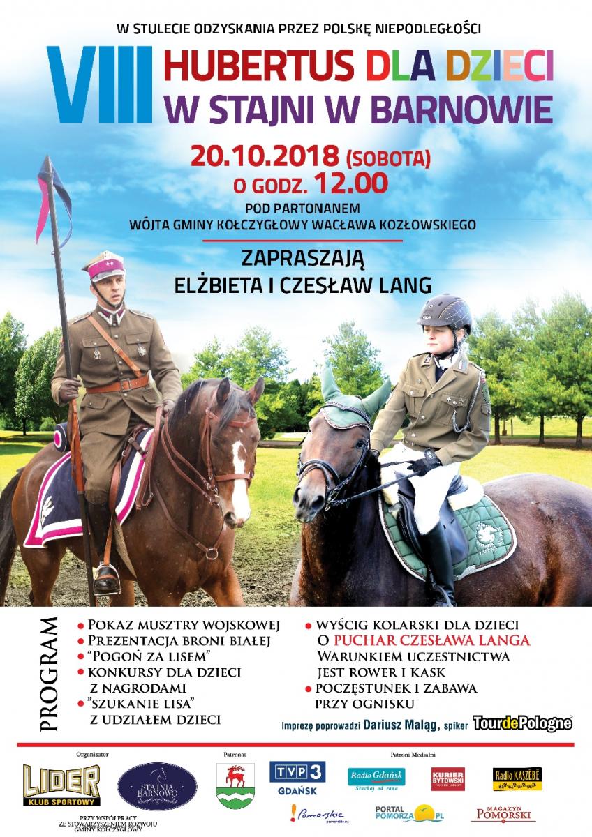 Hubertus dla dzieci w Barnowie już jutro!