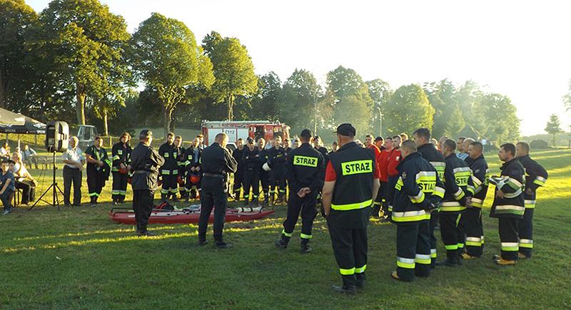 Pożar, poszukiwanie i wypadek