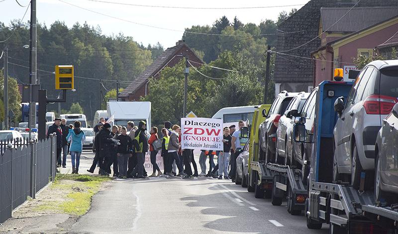 Blokada w Jutrzence