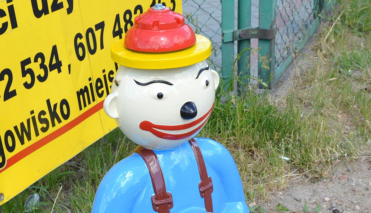 Uśmiechnięty hydrant