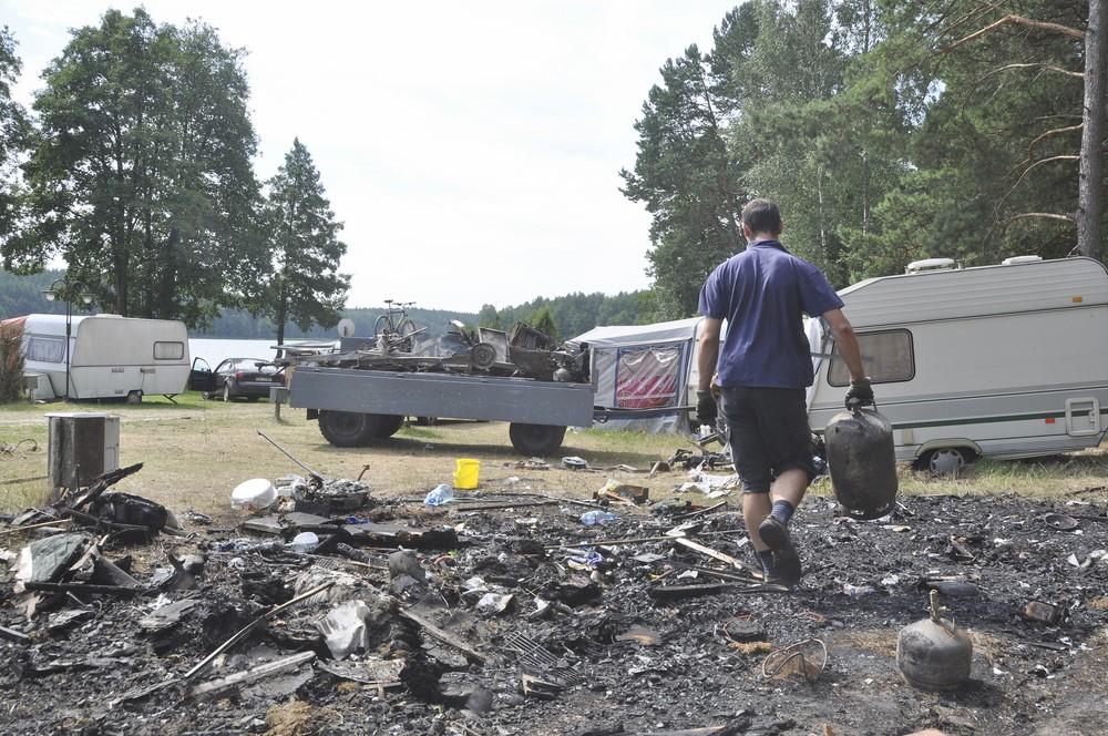 O włos od tragedii na kempingu