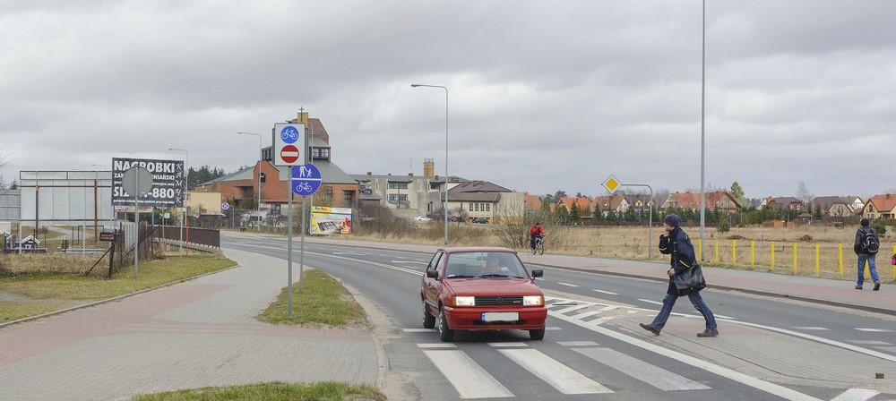 Niebezpieczne przejście na łuku