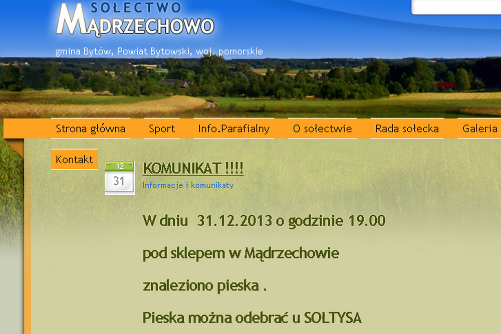 Mądrzechowo (gm. Bytów) Znaleziono psa