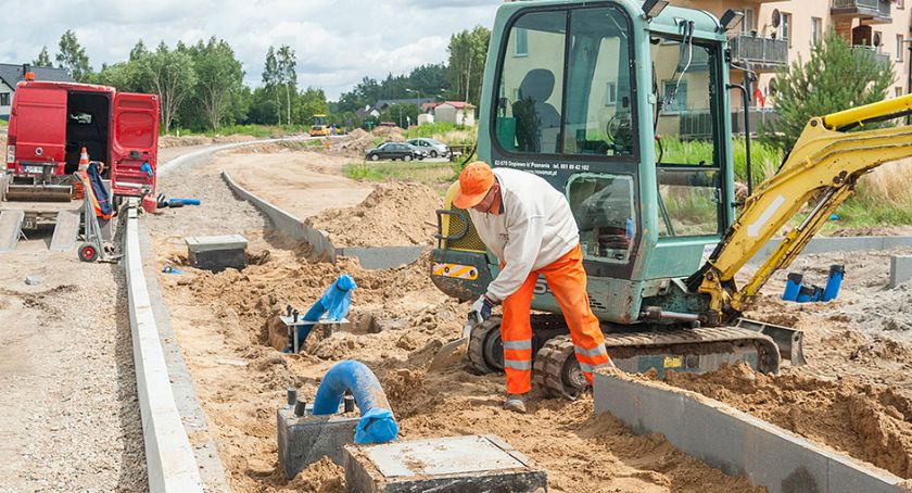 Budowa ul. Domańskiego w Bytowie