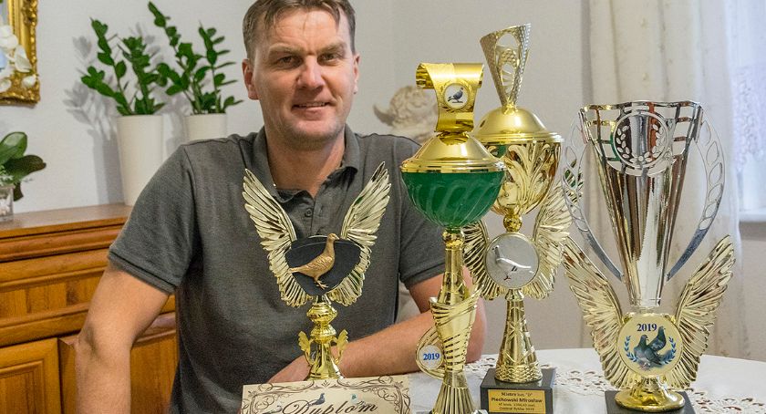 Mirosław Piechowski. Hodowca gołębi pocztowych z Lipnicy