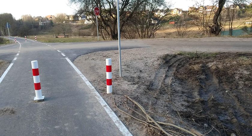 Ścieżka rowerowa po starym nasypie w Bytowie. Czy jest bezpieczna?