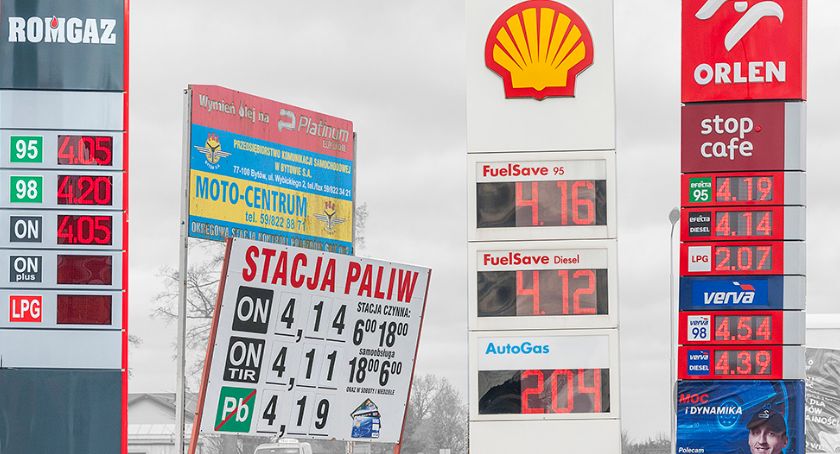 Spadek cen paliw na bytowskich stacjach