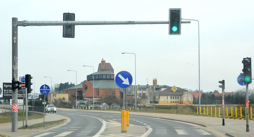Problem ze światłami na ul. Gdańskiej w Bytowie
