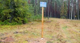Miejsca  postojowe dla wędkarzy niedaleko Słupi i Bytowy