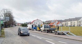 Wymiana oświetlenia przy ul. Mierosławskiego w Bytowie