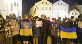 Solidarni z Ukrainą. Bytowiacy manifestowali na rynku