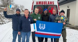 Bytowiacy zbierali środki na karetkę dla Ukrainy. Dziś go przekazano
