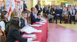 Konkurs wiedzy o patronach w Zespole Szkół Ogólnokształcących w Bytowie 