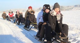 Wykorzystali szansę na kulig