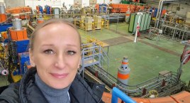 Agnieszka Jaworska na warsztatach w Europejskim Ośrodku Badań Jądrowych CERN w Genewie