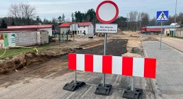 Liczą straty i czekają na zakończenie budowy ronda. Trudna sytuacja bytowskich przedsiębiorców