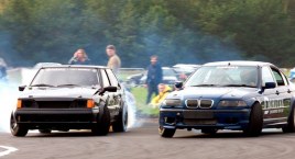 Krzysztof Kupc i Sławomir Kożykowski z Bytowa wzięli udział w driftowych zawodach w Broczynie