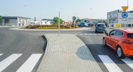 Od dziś kierowcy mogą korzystać z nowego ronda na skrzyżowaniu ul. Lęborskiej z ul. Przemysłową