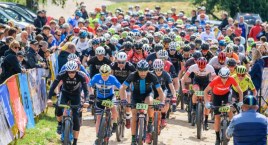 VII Bytowski Maraton Rowerowy MTB 2023 w Mądrzechowie z rekordową obsadą