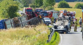 Wypadek na trasie pomiędzy Ugoszczą a Studzienicami