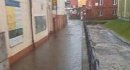Trochę intensywniej popadało i znów zalało niektóre części Bytowa