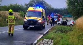 Wypadek drogowy na trasie Tuchomie - Kramarzyny