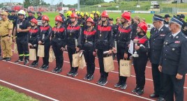 Musztrę opanowały do perfekcji. Dziewczyny z Krosnowa z pierwszym miejscem na Wojewódzkich Zawodach Sportowo-Pożarnicze OSP