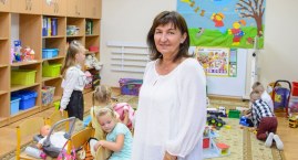 Mirosława Kleinschmidt po 33 latach kierowania Przedszkolem nr 1 w Bytowie przeszła na emeryturę