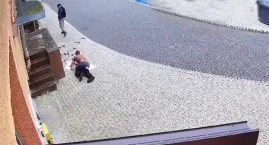 Połasił się na karton z piwem. Stracił łup i... spodnie