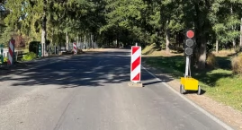 Ruch na drodze odbywa się wahadłowo. Wszystko przez gazociąg