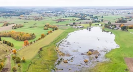 Natura lubi upomnieć się o swoje. Pod Dąbrówką znów pojawiło się jezioro