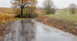 Asfalt na 800 metrach do Ząbinowic